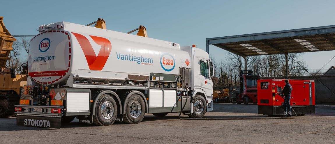 levering mazout voor professionele machines en stroomgroepen
